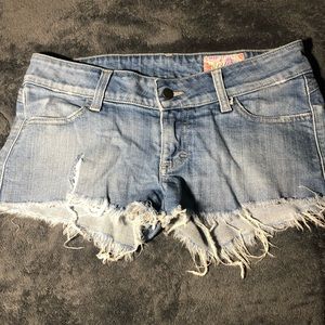 “ siwy” jean cut off shorts size 26
